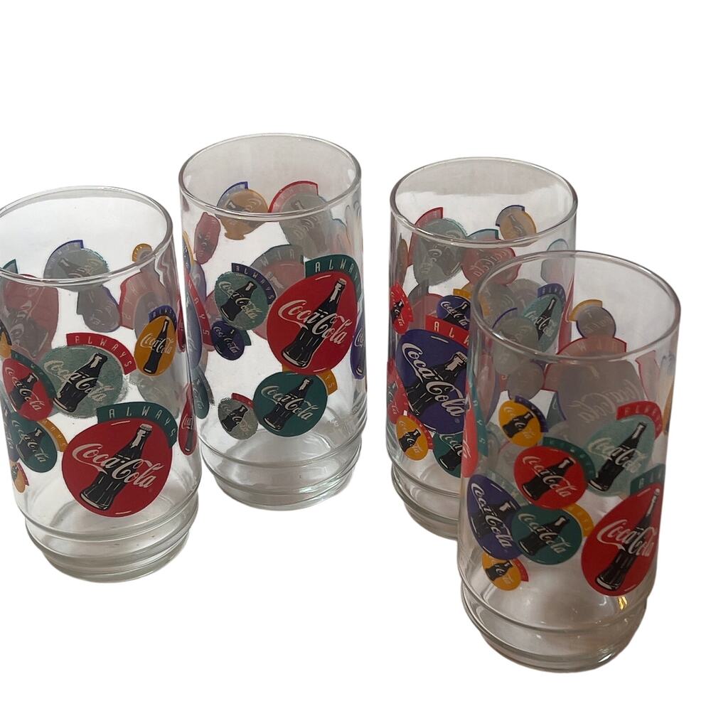 Coca-Cola Company 1995 Always Coca-Cola Circled Vintage Drinking Glass